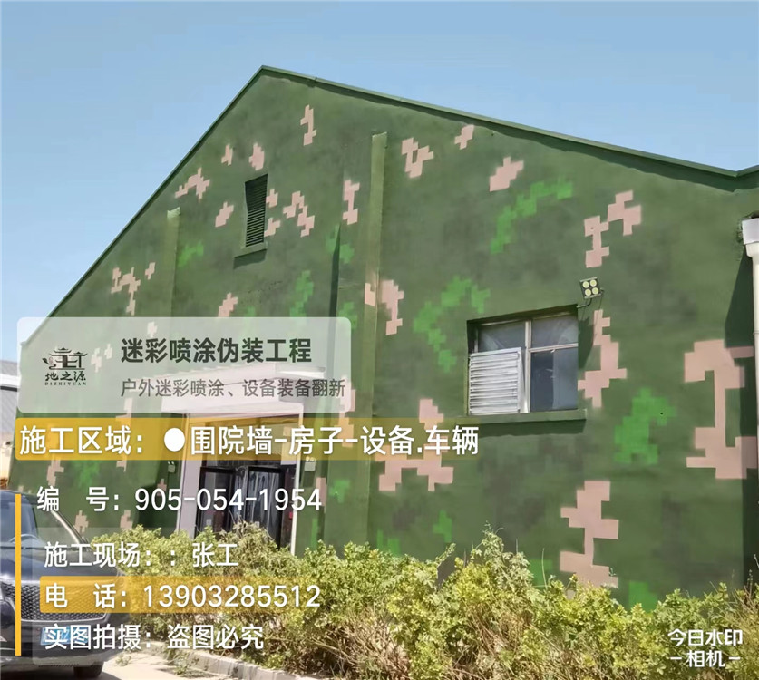 西宁外墙数码迷彩漆施工报价清单(100㎡标准墙面测算)