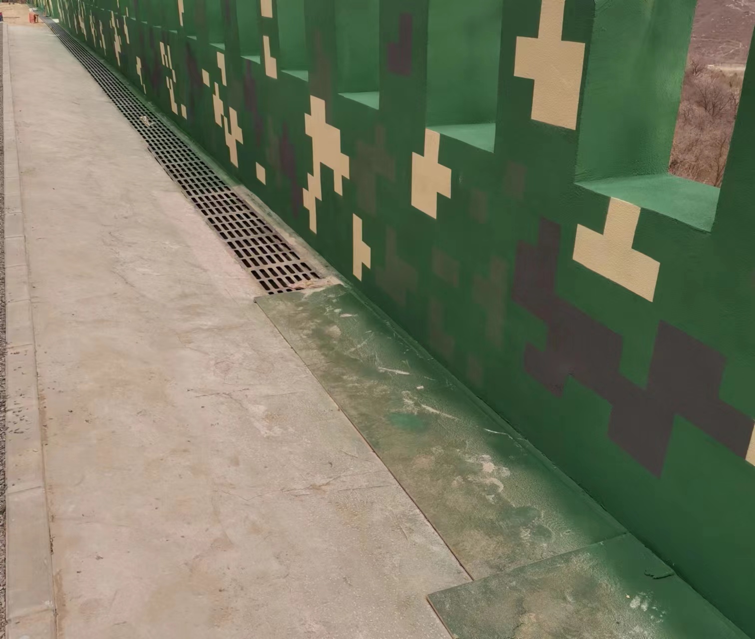 西宁围墙迷彩喷涂,数迷彩漆